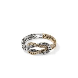 Love Knot Ring, Gold, Sterling Silver, 3.6MM
