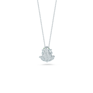18K White Gold Tiny Treasures Diamond And Tsavorite Frog Necklace