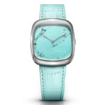 Natural Turquoise Stone In Steel