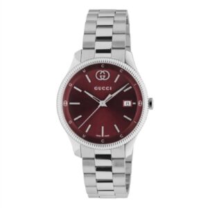 Gucci G-Timeless Watch, 38mm - Burgundy Dial