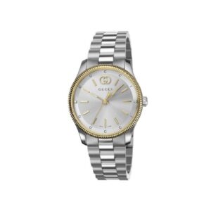 Gucci G-Timeless Watch, 29mm - Silver Dial Two-Tone