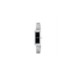 Gucci G-Frame Watch - Black Dial with Diamonds, Steel Bracelet
