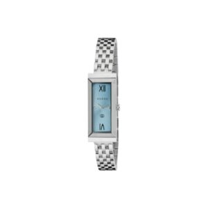 Gucci G-Frame Watch, 14x34mm - Light Blue Dial, Steel Bracelet