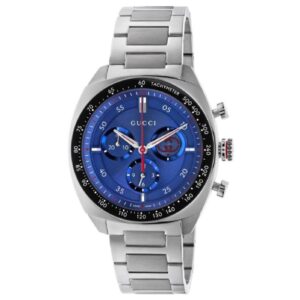 Gucci Interlocking Watch, 41mm - Blue Dial, Steel Bracelet