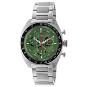 Gucci Interlocking Watch, 41mm - Green Dial, Steel Bracelet