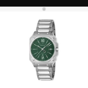 Gucci G-Flat Watch, 36mm – Green Dial