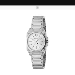 Gucci G-Flat Watch, 30mm – Silver Dial