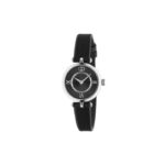 Gucci Model 2000 Watch, 24mm - Black Dial, Black Leather Strap