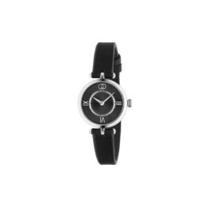Gucci Model 2000 Watch, 24mm - Black Dial, Black Leather Strap