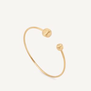 18K Yellow Gold Kissing Bangle
