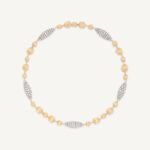 18K Yellow Gold Diamond Pignet Necklace, 17.5"