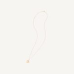 18K Yellow Gold Pendant Necklace with Diamond Cluster, 31.5"