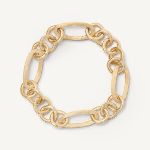 18K Yellow Gold Link Bracelet, 7.75"
