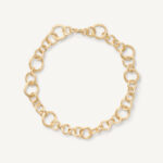 18K Yellow Gold Link Necklace, 17.75"