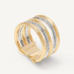 18K Yellow Gold Five Strand Ring