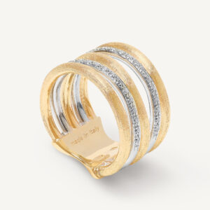 18K Yellow Gold Five Strand Ring