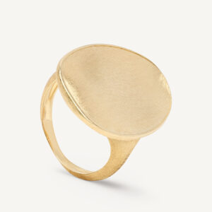 18K Yellow Gold Petal Cocktail Ring