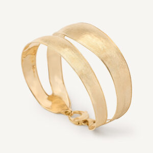 18K Yellow Gold Split Bangle