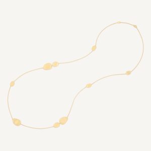 18K Yellow Gold Scattered Petal Necklace, 36"