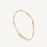 18K Yellow Gold Coil Bangle, 2mm