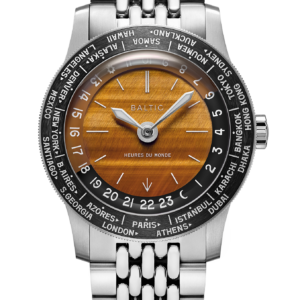 Baltic Heures du Monde Worldtimer Tiger Eye – Beads of rice