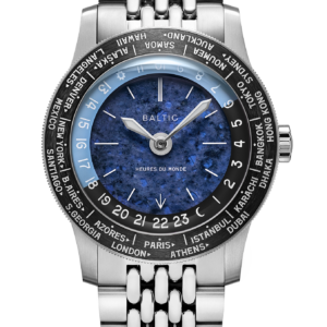 Baltic Heures du Monde Worldtimer Sodalite – Beads of rice