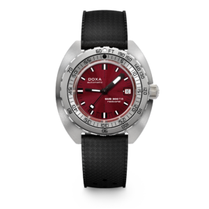 Doxa SUB 300 Ti5 Redcoral – Black