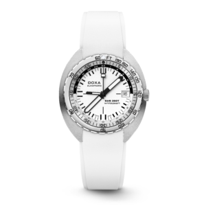 Doxa SUB 250T GMT Whitepearl – Rubber
