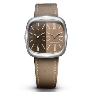 Dennison Shades Dial Brown – Taupe Leather White Stitch