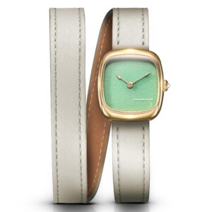 Dennison ALD Mini Lagoon Jadeite Gold Beige Double