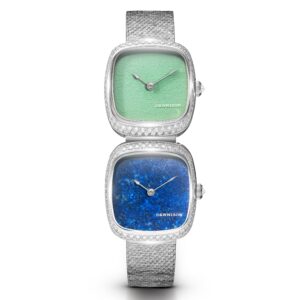 Dennison ALD Mini Lagoon Jadeite & Lapis Lazuli Diamonds