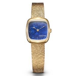 Dennison ALD Mini Lapis Lazuli Gold Bark Mesh