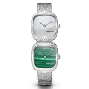 Dennison ALD Mini White MOP & Malachite Diamonds