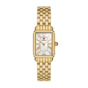 Michele Deco Park 18K Gold-Plated Watch