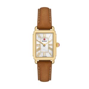 Michele Deco Park 18K Gold-Plated Small Watch