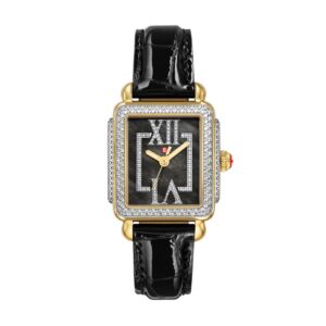 Michele Deco Madison Mid Pavé Roman Black Watch