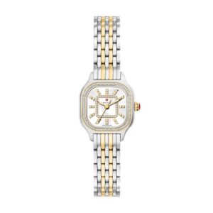 Michele Meggie Mini Diamond Two-Tone 18K Gold-Plated Watch
