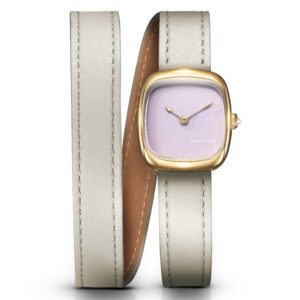 Dennison ALD Mini Pink Malaysian Jade Gold Beige Double