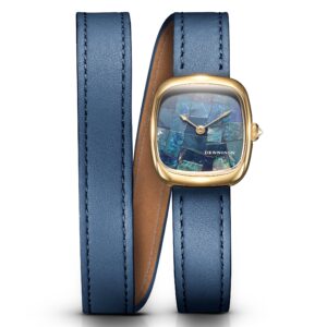 Dennison ALD Mini Opal in Gold Blue Double