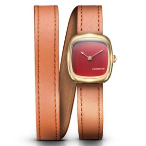 Dennison ALD Mini Red Jasper Gold Red Double