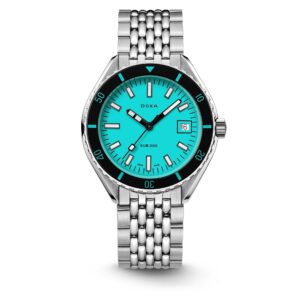 Doxa SUB 200 Aquamarine – Sapphire / Stainless Steel