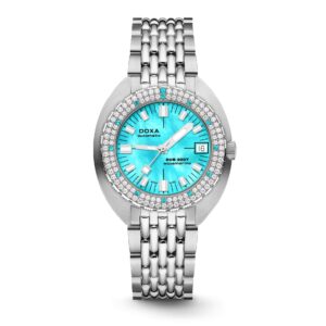 Doxa SUB 200T Diamonds Aquamarine