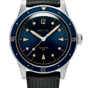 Baltic Aquascaphe Classic Blue Gilt – Rubber Sport Black