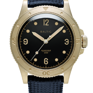 Baltic Aquascaphe Bronze Black – Rubber Sport Blue