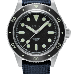 Baltic Aquascaphe Titanium Black – Rubber Sport Blue