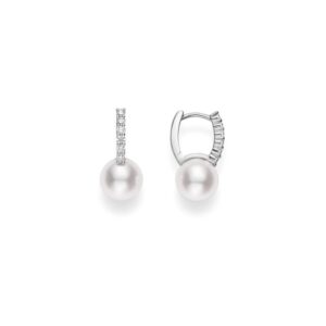 Classic Elegance Akoya Earring with Diamonds
