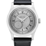 Baltic MR Roulette Silver – Stitched Saffiano black