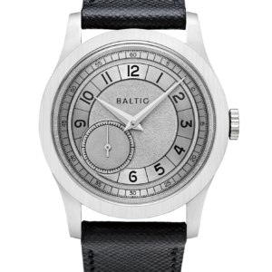 Baltic MR Roulette Silver – Stitched Saffiano black