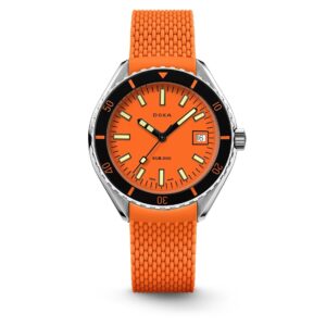 Doxa SUB 200 Professional – Sapphire / Rubber, small