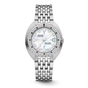 Doxa SUB 200T Diamonds Whitepearl